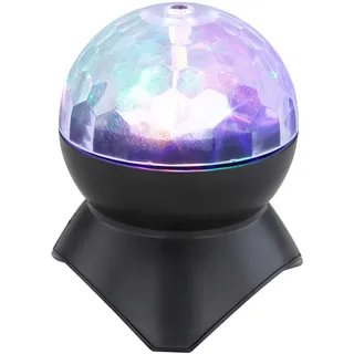 GLOBO Dekoleuchte klar schwarz Kunststoff H/D: ca. 12,5x11 cm 1 Brennstellen - klar, schwarz