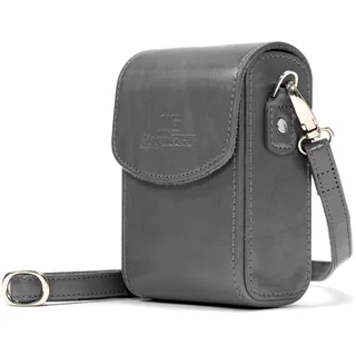 MegaGear Samsung WB350F Lederkamera Hülle mit Riemen - Grau