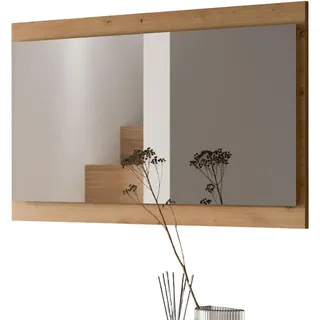 Inn.Furn Garderobenspiegel Artisan Eiche hängend, Wandspiegel 110 x 60 cm , Eiche Artisan , Holzwerkstoff, Glas , Rechteckig , 110x60x6 cm , FSC 100% , Spiegel, Wandspiegel