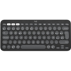 Logitech Pebble Keys 2 K380s - QWERTY Spanish Layout, Graphite