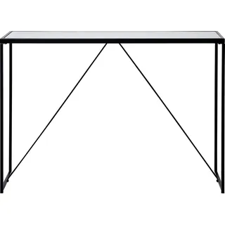 Jahnke GLAM CONSOLE Konsolentisch 111x30x76 cm schwarz-weiß