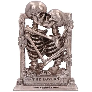 Nemesis Now The Lovers Unisex Statue Hellbraun Polyresin Gothic, Romantik, Totenköpfe