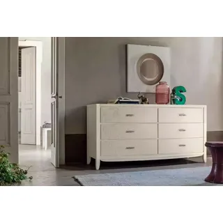 Kommode Wohnzimmer Design Sideboard Stil Modern neu Luxus Weiß - Weiß