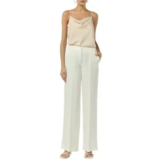 Comma, Comma Bundfaltenhose, mit weitem Bein, beige