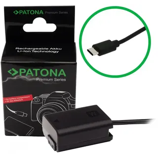 PATONA Premium USB-C Input Akku-Adapter für Sony NP-FW50