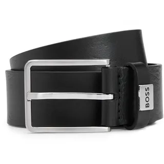 Boss Ledergürtel "Elio Sz35", Damen, Gr. 11,5, schwarz (schwarz 001), Leder, unifarben, Gürtel Ledergürtel, mit Markenlabel von BOSS