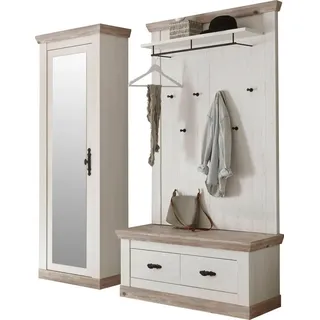 Home Affaire Florenz Garderoben-Set 190x0x0 cm weiß
