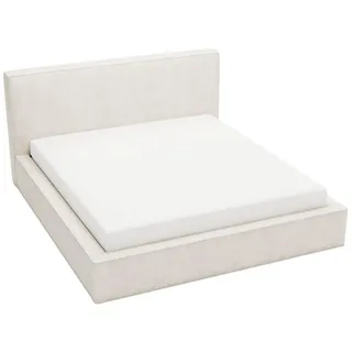 Graingold Polsterbett Monaco 140x200 Cremige , Creme , Textil , 140x200 cm , Schlafzimmer, Betten, Polsterbetten