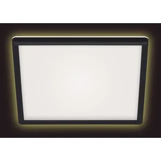 Briloner LED Panel Slim 29,3 cm, schwarz, ultraflach CCT