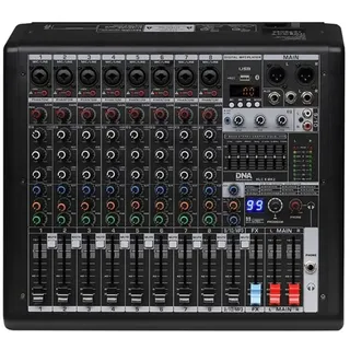 Natec Dna Hlc 8 Mk2 Audiomischer - Black