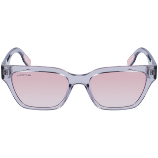 Lacoste Women's Sunglasses L6002S - Light Grey with Gradient Rose Flash Lens