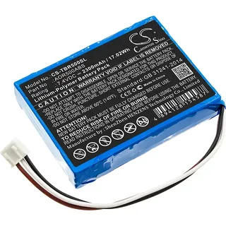 TECHTEK Akku Kompatibel mit [Tribrer] AOR500, AOR500-A, AOR500-B, AOR500-C, AOR500-s, AOR550, AOR550-A, AOR550-B, AOR550-C, AOR550-S, AOR555, AOR600, - Blau