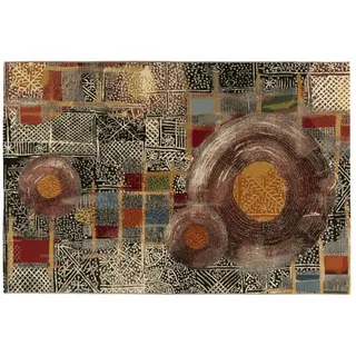 Gino Falcone Teppich »Outdoor-Africa 36« rechteckig 5 mm Höhe Flachgewebe, In- und Outdoor geeignet, Wohnzimmer, bunt