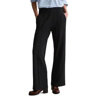 Marc O'Polo DENIM "aus fließendem Modal-Mix", Damen, Gr. S, Normalgrößen, schwarz, Obermaterial: 49% Polyester, 46% Modal, 5% Elasthan, unifarben, skinny fit normal, Hosen Chinohose