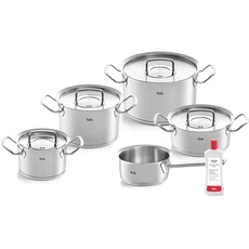 Fissler Original-Profi Collection/Edelstahl-Kochtopfset, 5-teilig, inkl. Metall-Deckel + Gratis Edelstahlpflege - Induktion [Exklusive bei Amazon]