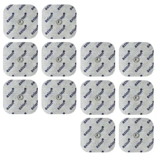 axion® selbstklebende Elektrodenpads 5x5 cm – passend zu Sanitas, Beurer, etc. Elektroden 12 St