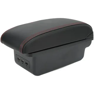 Auto Armlehne Box,Auto Armlehne Storage Box,Mittelkonsole Armlehne Box,Auto Armlehne Storage Organizer Box,Auto Armlehne Box,Mittelkonsole Black Box - Schwarz