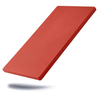 Gastronette - Schneidebrett Kunststoff groß - Cutting Board - 50x30x2 Rot | rutschfest - Schneidebrett XXL - großes Kunststoff Schneidebrett groß - Hackbretter klingenschonend - Schneidbrett Kunststoff