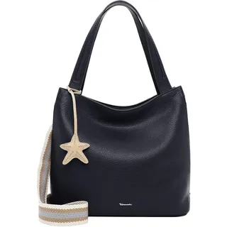 Shopper TAMARIS "Shopper TAS Kea", Damen, Gr. B/H/T: 37cm x 32cm x 16cm 0, blau (blau 500), Polyurethan, Taschen Shopper