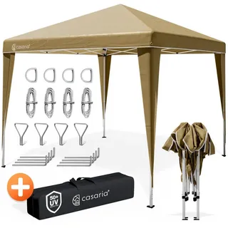 CASARIA Faltpavillon 3 x 3 m Creme
