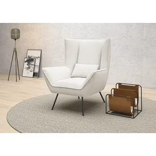 INOSIGN Sessel »Kilrea Relaxsessel, Ohrensessel« Extra hohe Rückenlehne weiß