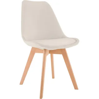 CLP Esszimmerstuhl Samt beige