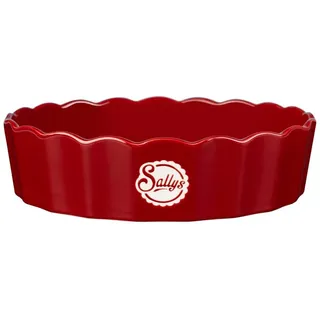 sallys Stoneware Ofenform - oval - Empire Red - Klein