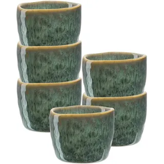 LEONARDO Eierbecher Matera ø 5,2 cm 6er Set", grün,