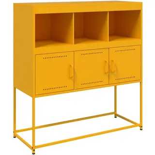 vidaXL Sideboard 100,5 x 39 x 107 cm Gelb
