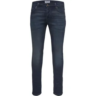 Only & Sons Jeanshose, Used Waschung, Taschennieten, für Herren, 218950 BLUE DENIM, 34/34
