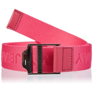 Tommy Jeans Damen TJW ESS Webbing Belt AW0AW11861 Gürtel, Rosa, 95