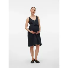 Mamalicious Umstandskleid »MLEVI LIA S/L JRS ABK DRESS 2F A.NOOS«, schwarz