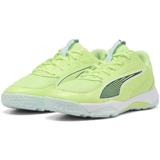 Puma Unisex Kinder Accelerate Jr 4 Handballschuh, Fizzy Light Green Terrain Puma Weiß, 37 EU