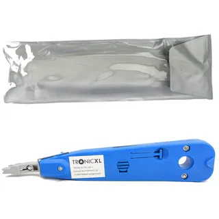 TronicXL Profi LSA Auflegewerkzeug Auflege Anlege Anlegewerkzeug Krone LSA+ Leisten Abisolierer Kabel abisolieren Tool