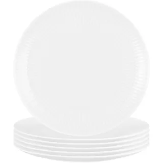 SELTMANN WEIDEN Frühstücksteller »Frühstücksteller Amina ø 22,7 cm 6er Set«, weiß