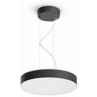 Philips HUE Led-Hängeleuchte , Schwarz , Metall , F , 12.9 cm , Smartphone-Steuerung , Lampen & Leuchten, Innenbeleuchtung, Smart-Home-Lampen, Smart Home Hängeleuchten