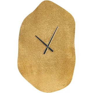 Beliani Asymmetrische Wanduhr 78,0 cm 50x78-3 gold/schwarz
