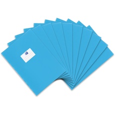 Oxford Heftumschlag A4, Bast, mit Beschriftungsetikett, hellblau, 10 Stück