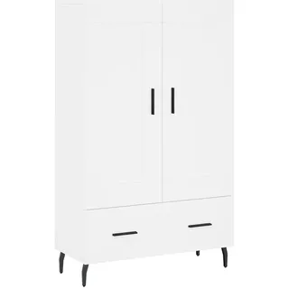 Highboard Weiß 69,5x31x115 cm Holzwerkstoff - Weiß