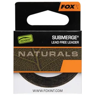 Fox Edges Naturals Submerge Leadfree Leader x 10m - 30lb/13.6kg