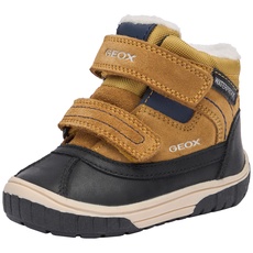 Geox Baby-Jungen B OMAR Boy WPF Sneaker, Yellow/Blue, 20 EU