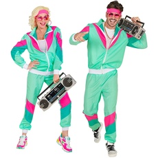 Bild - Kostüm Trainingsanzug, 80er Jahre Outfit, Jogginganzug, Bad Taste Outfit, Faschingskostüme