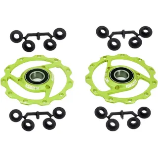 Msc Ultralight 11t Fahrrad-schaltröllchensatz Grün 11t Grün 11t