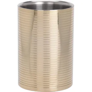 Weinkühler Edelstahl, Höhe: 180 mm, ø: 120 mm, gold, glänzend - Gold