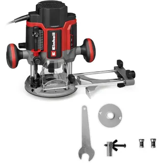 Einhell TP-RO 1400 E inkl. Parallelanschlag, Zirkelspitze, Kopierhülse & Werkzeug