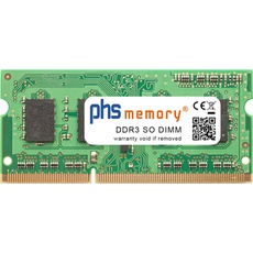 PHS-memory 2GB RAM Speicher für Samsung NP-R530-JA0D DDR3 SO DIMM 1066MHz (Samsung NP-R530-JA0D, 1 x 2GB), RAM Modellspezifisch