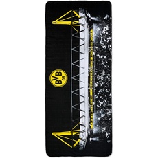 Bild von Borussia Dortmund Unisex bvb microvezel handdoek Handtuch, Baumwolle , Schwarz/Gelb, 75x180cm EU