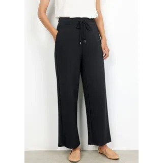 Jogger Pants SOYACONCEPT "SC-BANU 33", Damen, Gr. L (40), N-Gr, schwarz, Sweatware, Obermaterial: 48% Modal, 48% Polyester, 4% Elasthan, unifarben, gerade knöchellang, Hosen Jogger Pants, Viskosemischung, Topseller