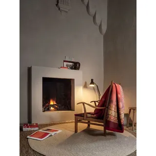 BASSETTI PLAID Pallavicino ROSSO 100% Baumwolle Lizens/Zertifikat: EKO-TEX 155X220