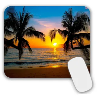 AOKSUNOVA Mauspad Klein mit Motiv 24 x 20cm Meer Mauspad mit Design Kleines Mousepad